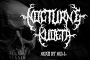 Nekros - Metal Font, a Font by PutraCetol Studio (Thumbnail 2 of 11)