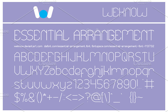 essential arrangement font preview 7