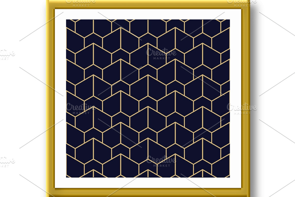 Abstract geometric pattern with, a Pattern Graphic by RODINA (Photo 2 of 3)