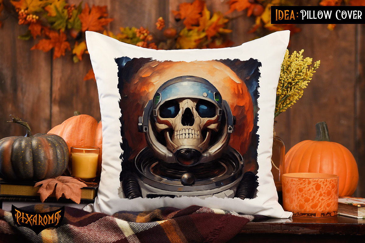 Skulls Bundle - Oil Paintings, an Illustration by pixaroma (Photo 7 of 15)