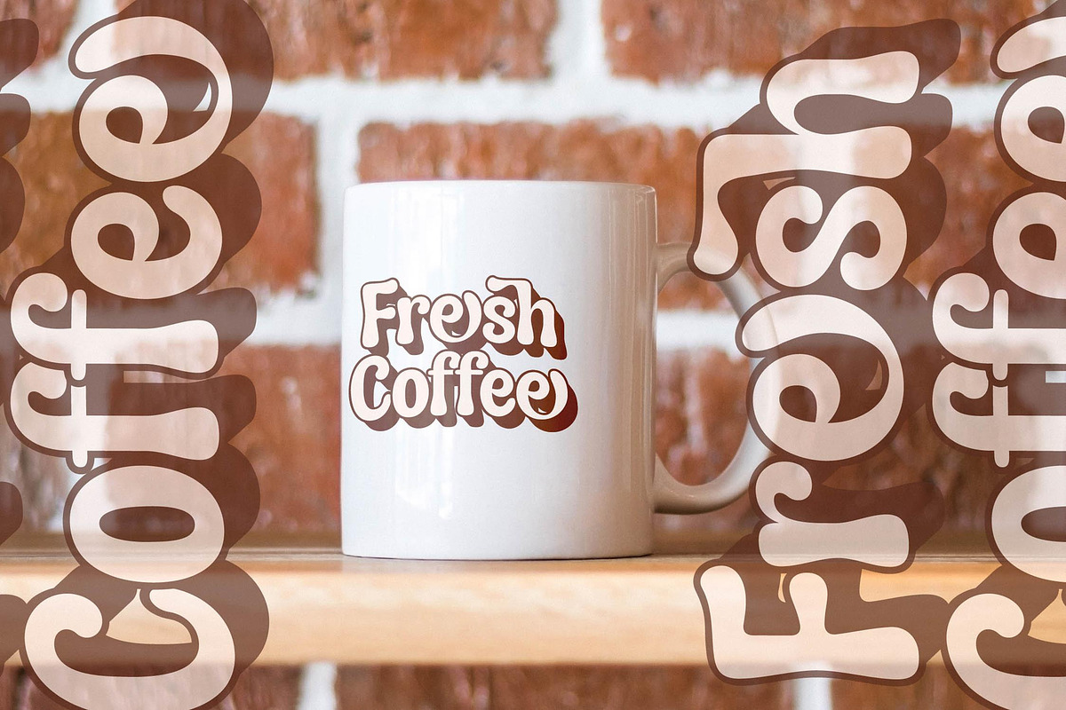 Asterah Quirkyn  Chunky Groovy Font, a Serif Font by Letterena Studios (Photo 11 of 15)