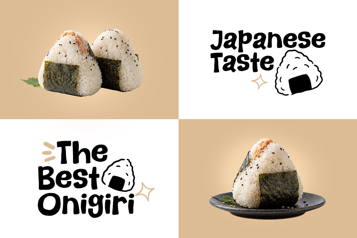 Onigiri Squishy - A Fun & Cozy Font, a Sans Serif Font by khurasan (Photo 5 of 6)