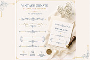Blue&Gold Baroque Wedding Set, a Decorative Illustration by AlenaVlasko stock Market (Thumbnail 6 of 9)