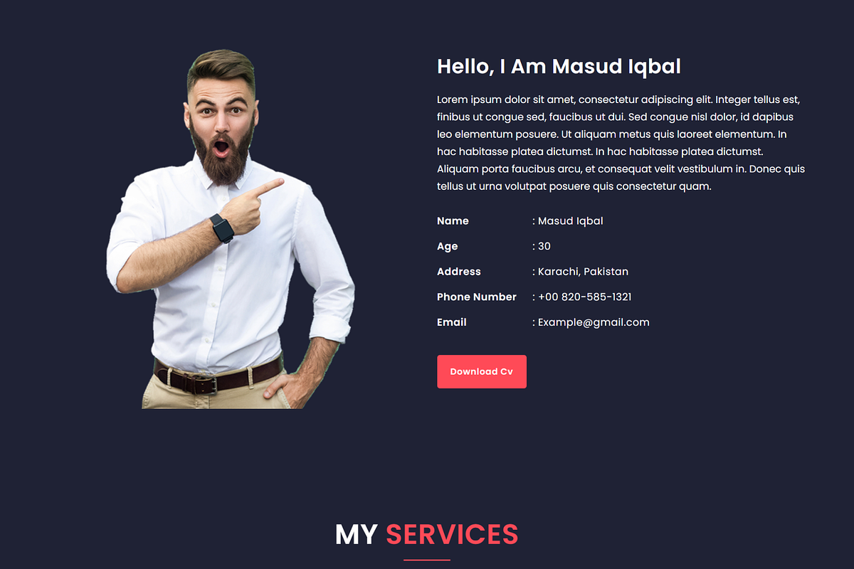Masud - Minimal Portfolio HTML, a Bootstrap Template by Themeplaza (Photo 2 of 6)
