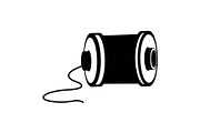 Sewing Thread Spool Silhouette, a Graphic by hafijul (Thumbnail 6 of 11)
