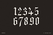 Vintage Gothic Blackletter Font No17, a Blackletter Font by Century Library (Thumbnail 5 of 6)