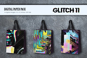 Glitch Psychedelic 11. Digital Paper, a Texture Illustration by KENO Mascots (Thumbnail 5 of 9)