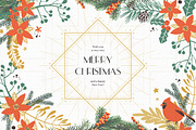 Classic Christmas. Clipart set, a Decorative Illustration by Dinkoobraz (Thumbnail 11 of 11)