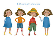 Busy girl - Raster illustrations set, an Animal Illustration by Mockup Up! (Thumbnail 2 of 6)