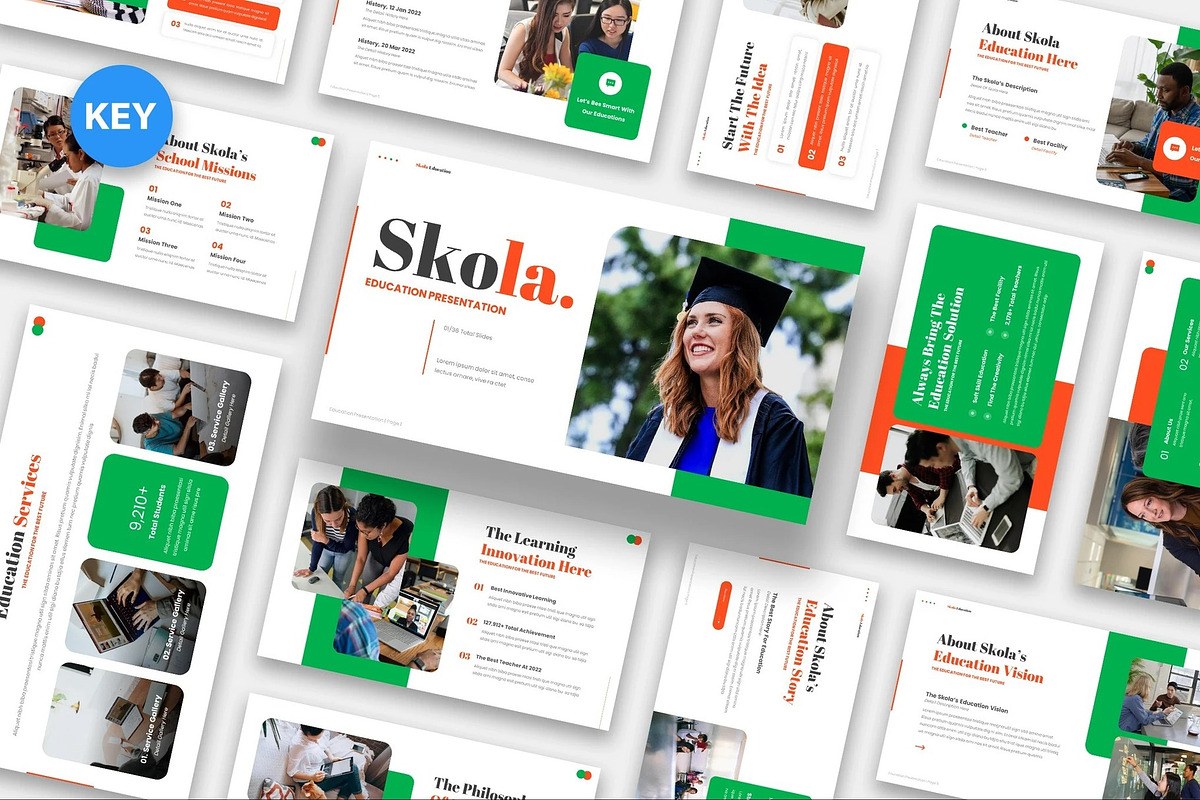 Skola - Education Keynote Templates, a Presentation Template by Fit-tee (Photo 1 of 6)