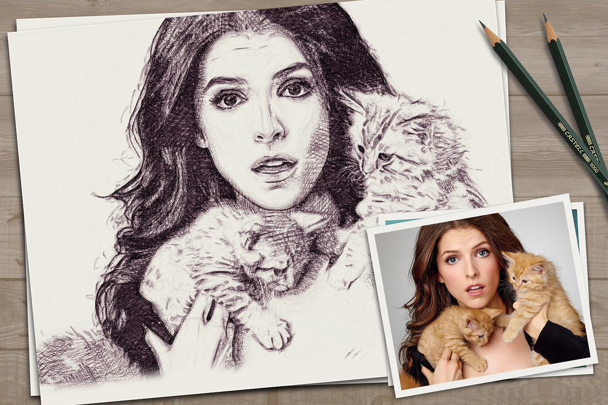 Sketch Art, an Action Add-On by g design (Photo 11 of 12)