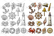 Poster and engrave yacht club, an Illustration by MoreVector (Thumbnail 3 of 6)