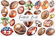 Football Ball Sublimation Bundle, an Illustration by Designworld (Thumbnail 1 of 5)