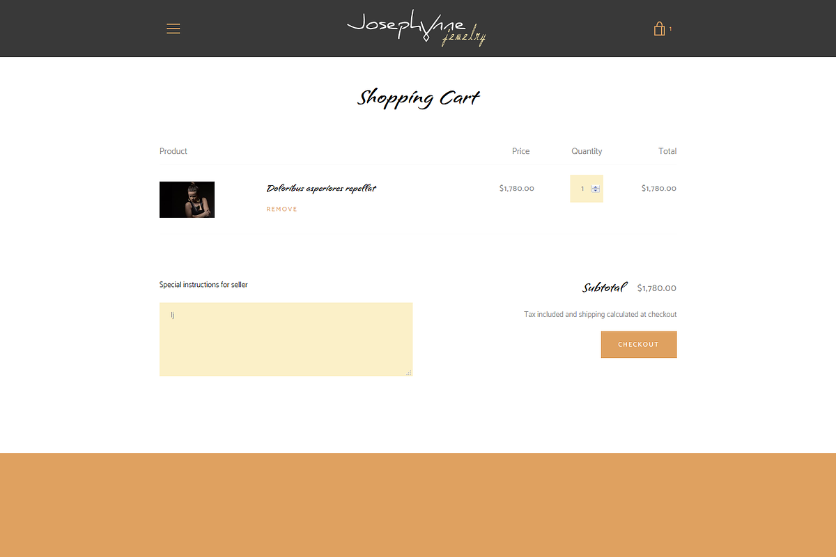 Josephynne Jewelry - Shopify Theme, a Shopify Template by inSTUDIO43 (Photo 10 of 10)