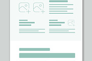 Wireframe Landing Page Layout, a Landing Page Template by ContestDesign (Thumbnail 3 of 7)