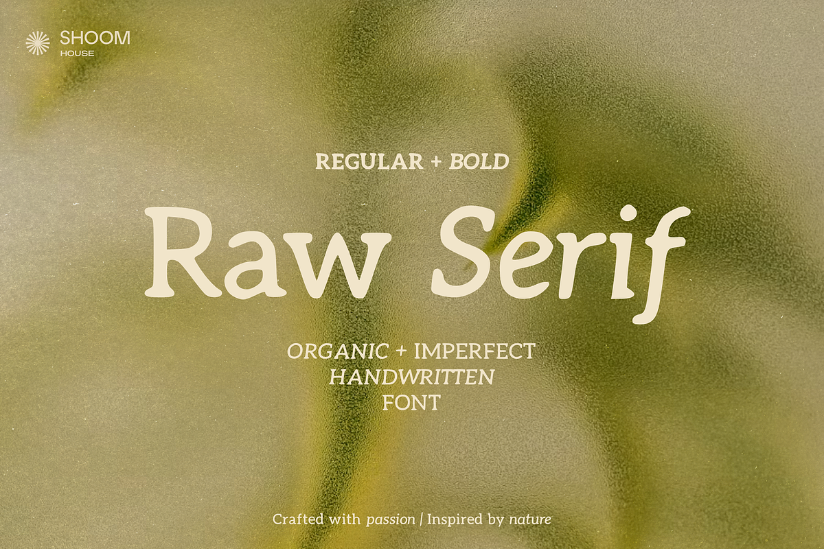 Hand Crafted Fonts Pack: x4 Fonts, a Font by SHOOM HOUSE (Photo 2 of 17)