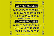 Ransom Writer Display Font, a Font by Brethrendesignco (Thumbnail 2 of 3)
