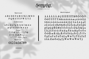 Semutan - Serif Display Font