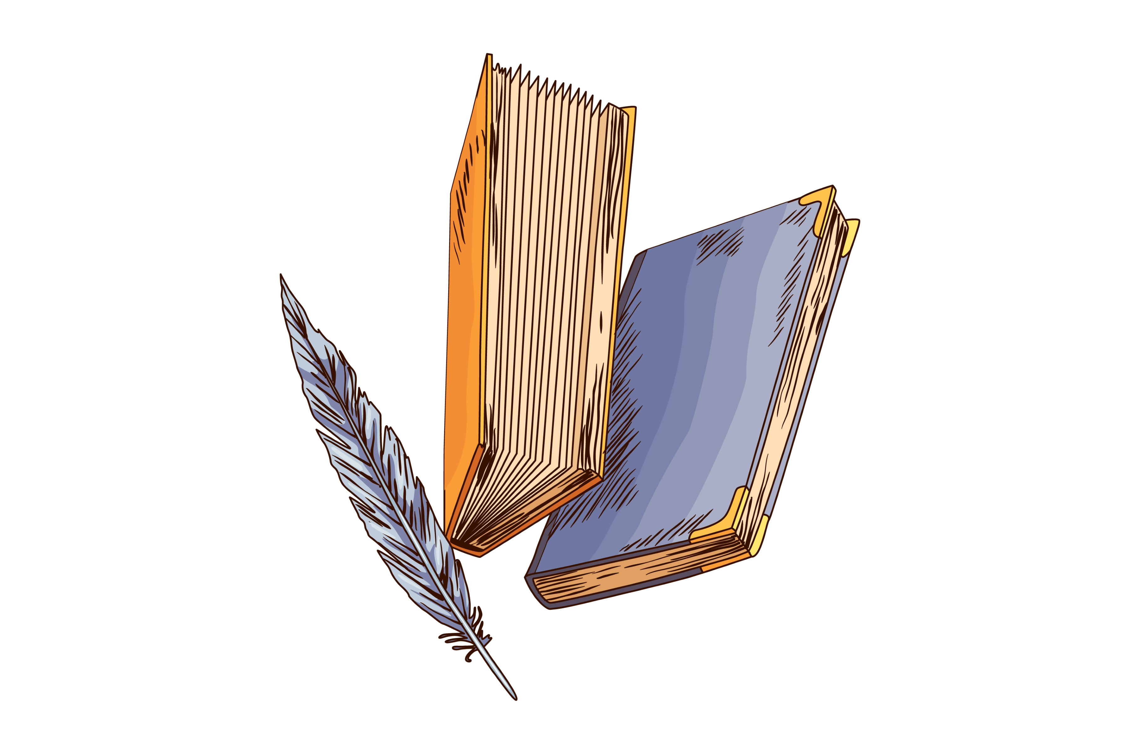 Old book. Vector old note paper with, an Education Illustration by ...
