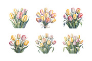 Watercolor Flowers in Spring, a Decorative Illustration by ForhadGFX (Thumbnail 10 of 15)