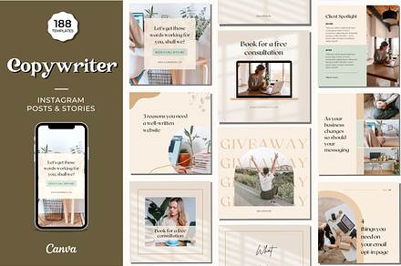 Copywriter Instagram Posts & stories