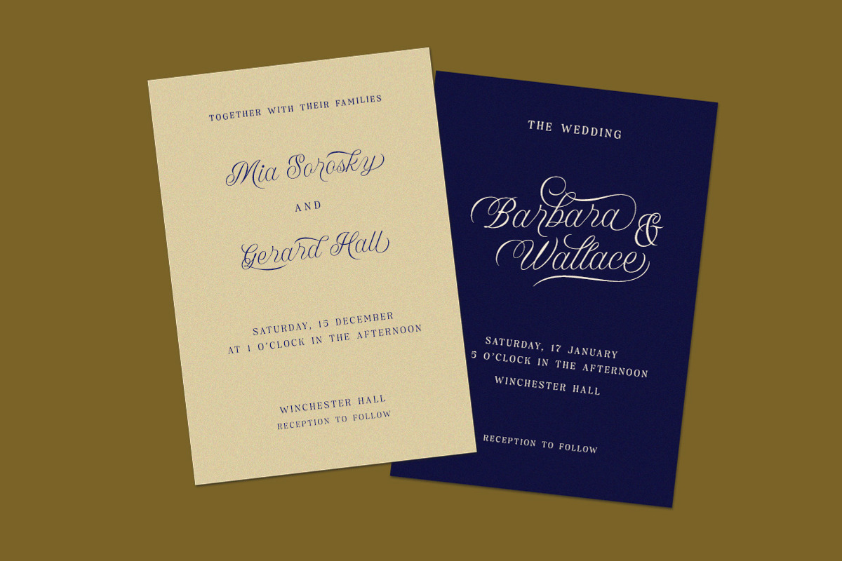Marivelle Elegant Wedding Script, a Script Font by Letterhend Studio (Photo 6 of 10)