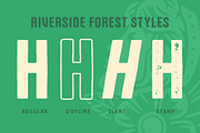 Riverside Forest - Organic Display, a Handwritten Font by Letterhend Studio (Thumbnail 2 of 8)