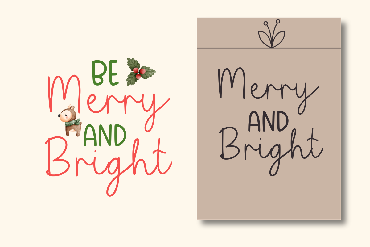 Farmhouse Christmas, a Handwritten Font by SaktiAvellin (Photo 2 of 11)