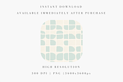 Mint Geometric Seamless Pattern PNG, a Pattern Graphic by Pati Charm Studio (Thumbnail 2 of 7)