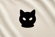 Black Cat Head Vector, an Animal Illustration by Vectorium Studio (Thumbnail 3 of 4)