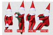 Funny Elf Family Christmas Card PSD, a Card Template by HaywireMedia & Mockups (Thumbnail 2 of 5)