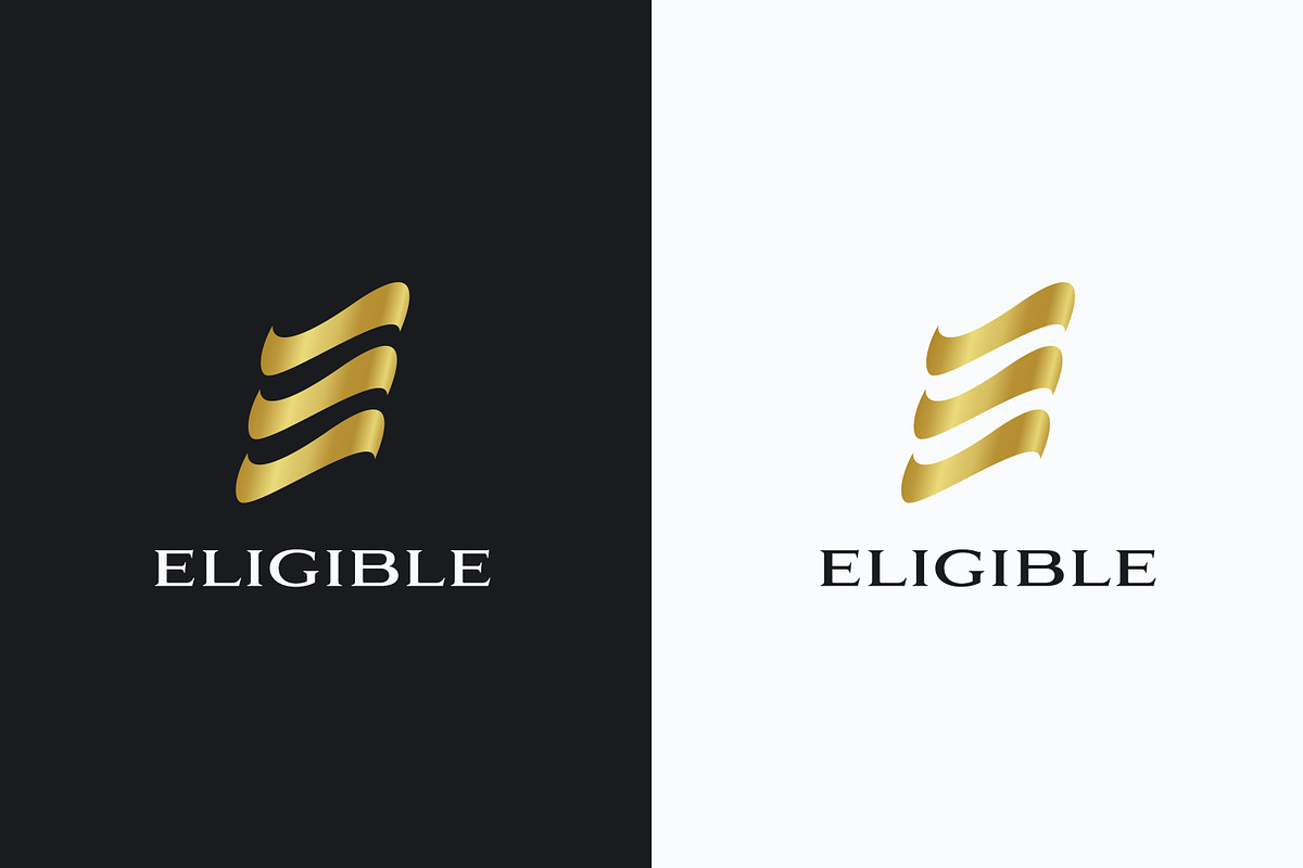 Letter E Luxury Abstract Logo, a Branding & Logo Template by Signatoro