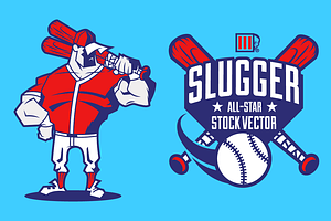 Slugger Stock Vector