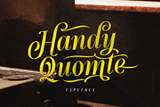 Handy Quomte, a Script Font by alit design (Thumbnail 15 of 18)