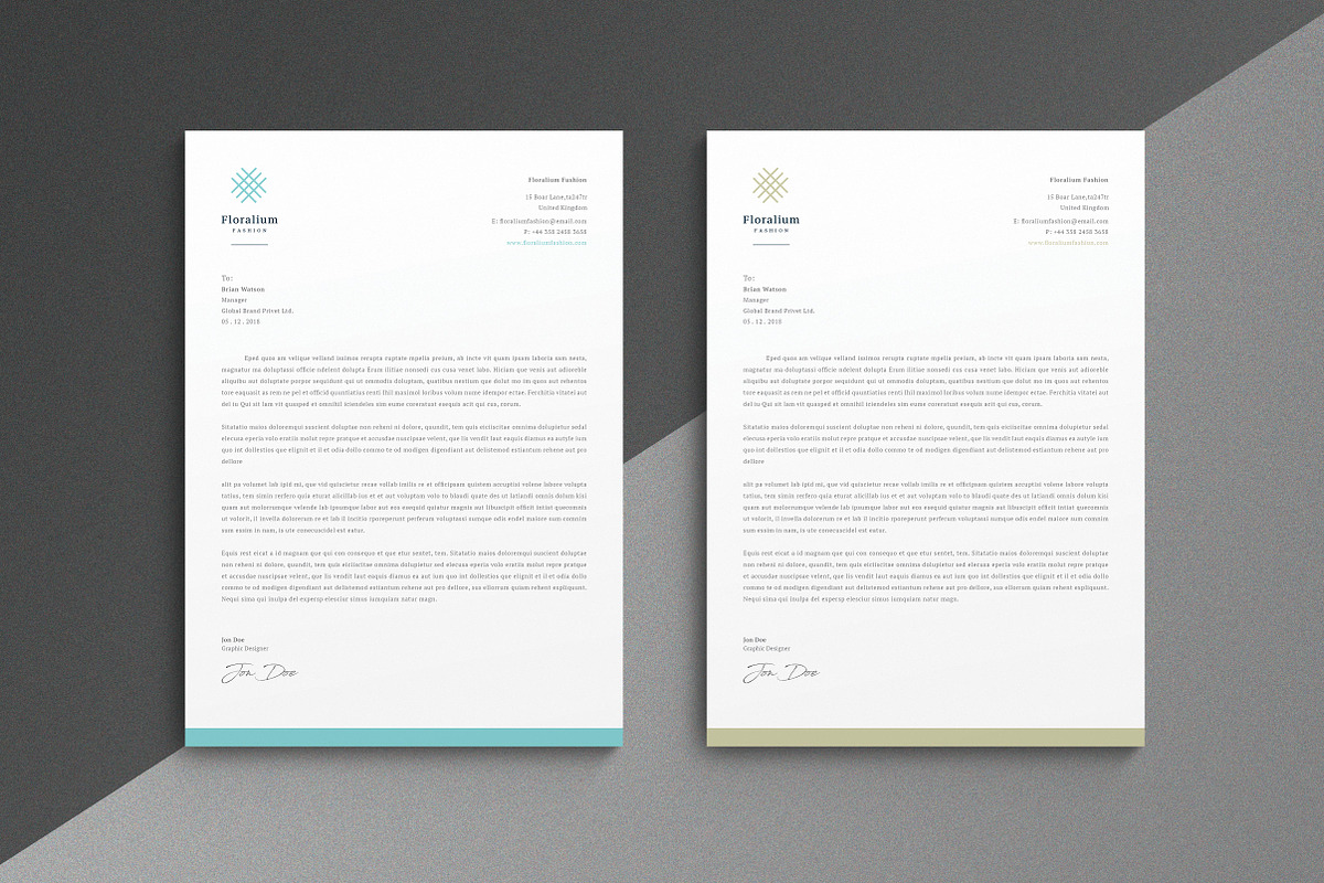 Letterhead, a Stationery Template by ThemeDevisers (Photo 2 of 3)