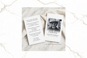 Funeral Prayer Card B&W Canva FR005, a Card Template by TyphoonStudio (Thumbnail 4 of 6)