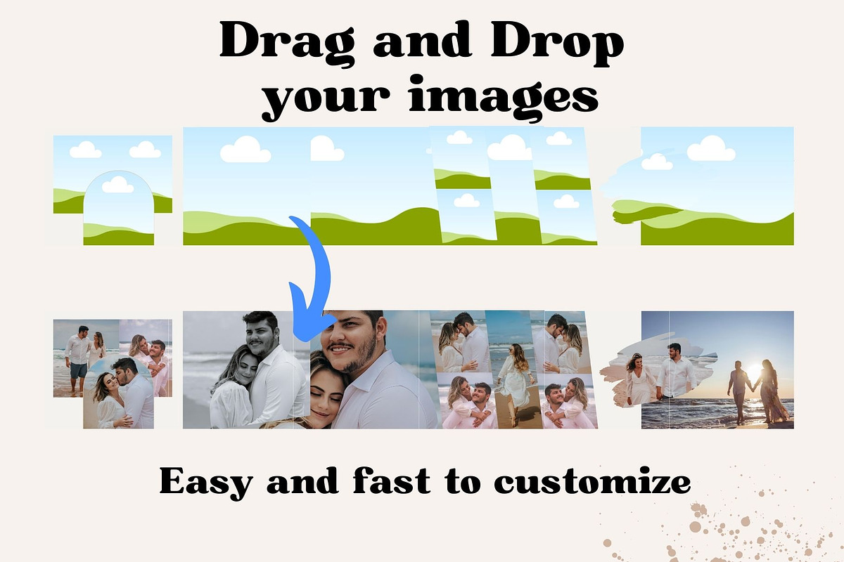Seamless Carousel Instagram Posts, a Social Media Template by GraphiCarola (Photo 2 of 8)