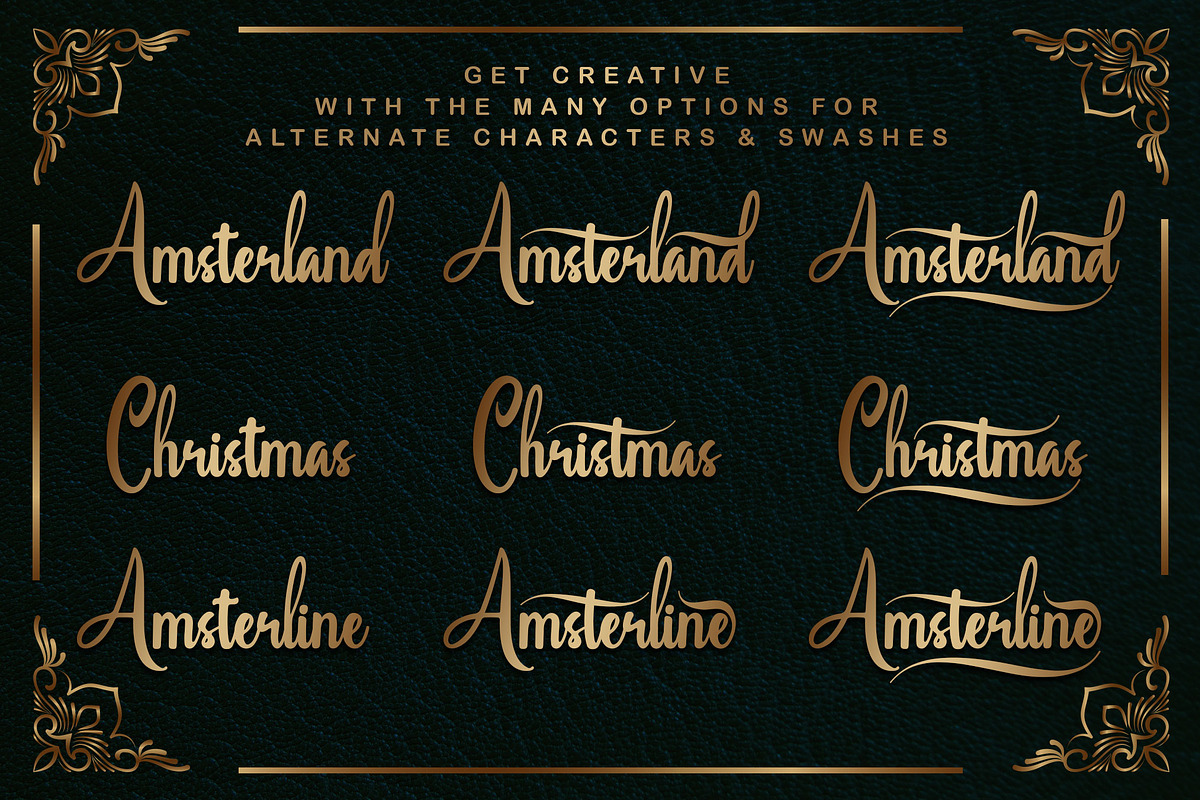 Amsterland | Handwritten Font, a Handwritten Font by Aveni Letter Type (Photo 9 of 15)