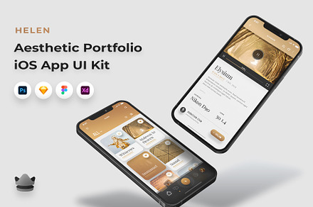 Helen - iOS Portfolio App UI Kit