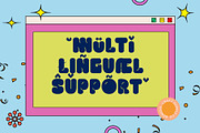 Benicio – Playful Font, a Sans Serif Font by Craft Supply Co. (Thumbnail 5 of 8)