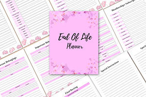 Editable End Of Life Planner Canva