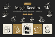Animated Magic Doodle Set, an Outline Icon by Vectors Market (Thumbnail 1 of 4)