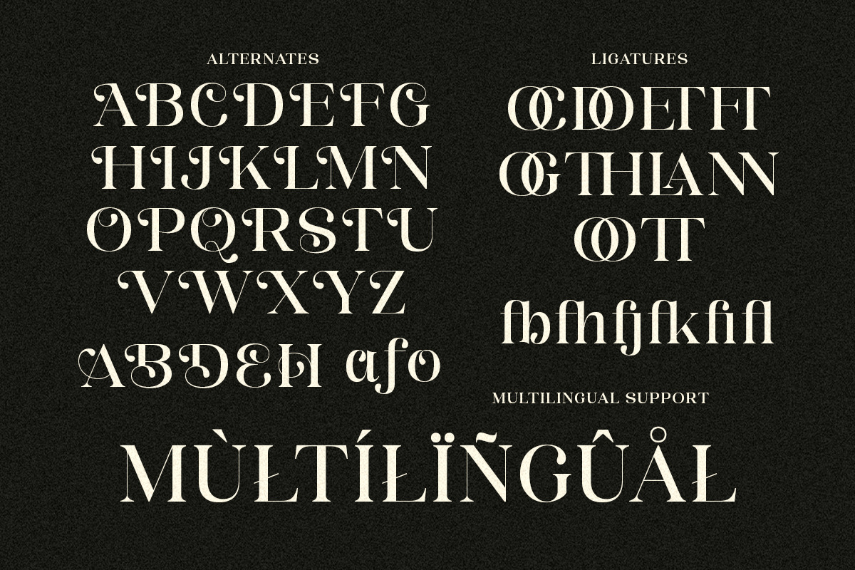 Dinner Grope - Classy Display Serif, a Serif Font by Shakira Studio (Photo 10 of 10)