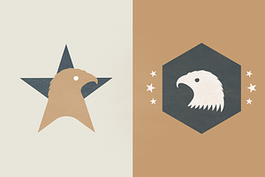 Logo Template – American Eagle Star