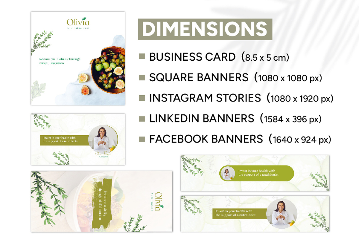 Nutritionist & Dietician Mini Bundle, a Social Media Template by Branding by Kellsey (Photo 3 of 5)