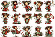 Whimsical Easter Fairy Clipart Bundl, a Technology Illustration by OK Design (Thumbnail 2 of 6)