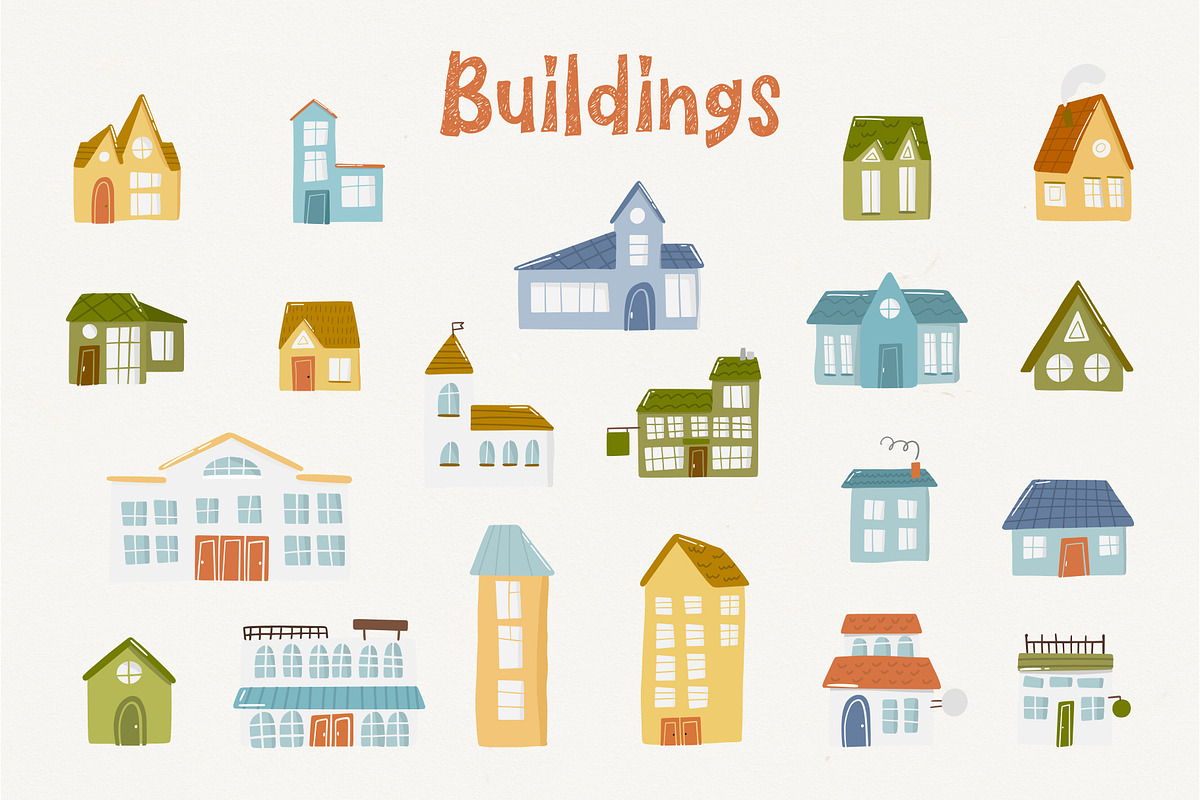 City Map Creator 250+ elements, an Animal Illustration by Very Berry Studio (Photo 3 of 17)