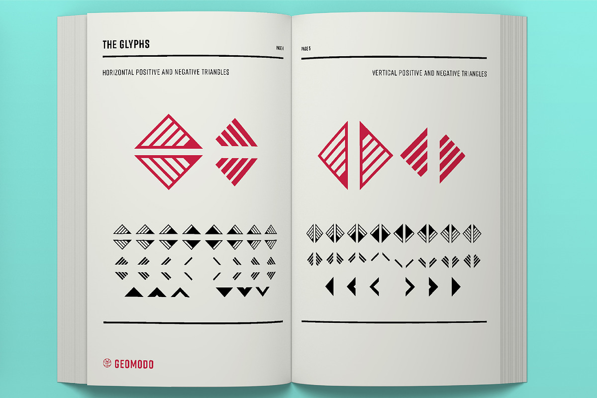 GEOMODO FONT & VECTOR, a Symbol Font by Lee Iley (Photo 4 of 8)