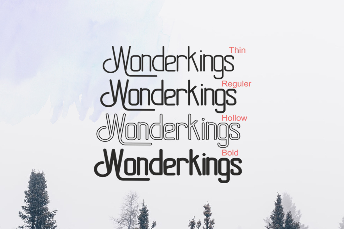 wonderkings, a Sans Serif Font by iyhulmonsta (Photo 4 of 8)