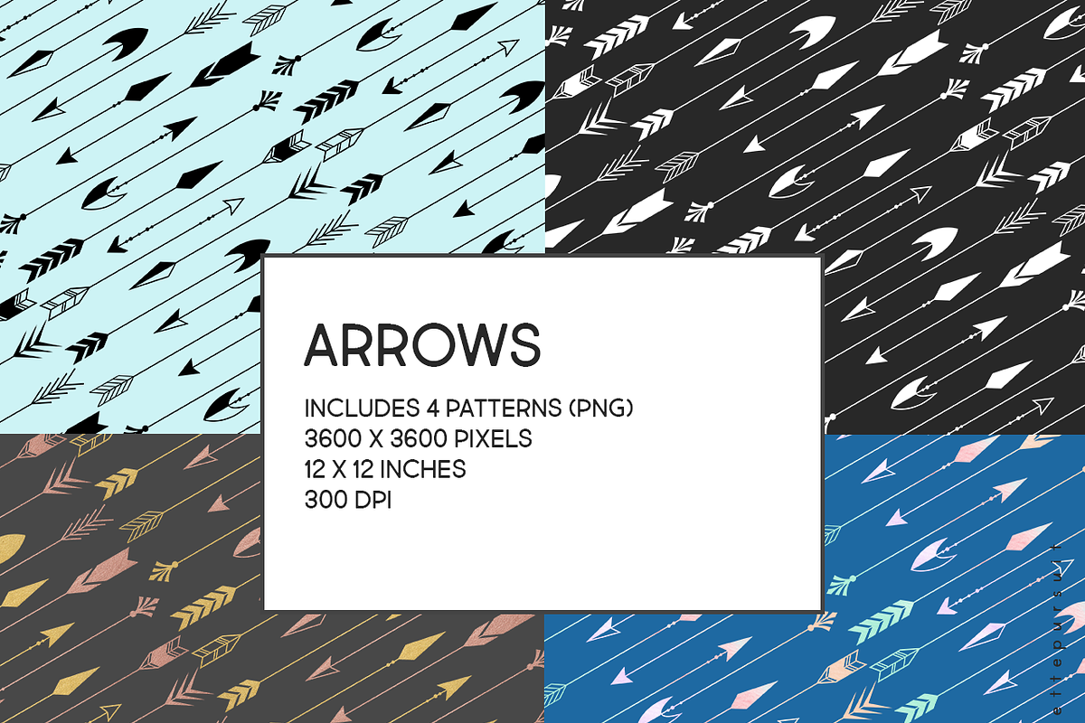 SVG Arrows, Gold Foil & Watercolor, a Graphic by Palette Pursuit (Photo 6 of 6)